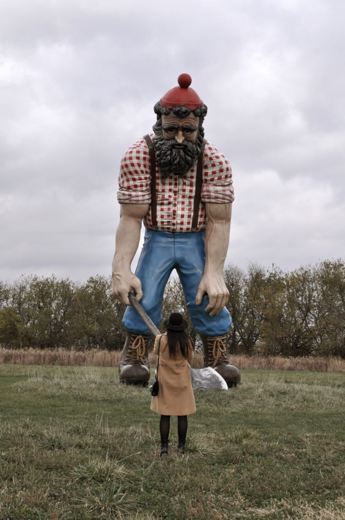 Exhausted Paul Bunyan University Park, Illinois