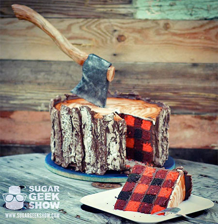 Lumberjack Cake Instructions Tutorial 1