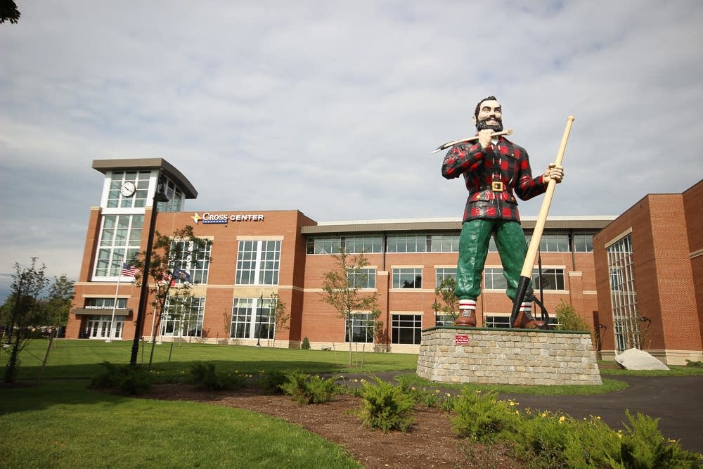 The 31-foot-tall Paul Bunyan statue in Bangor, Maine