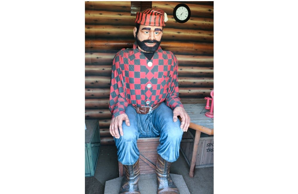 The Paul Bunyan statue at Paul Bunyan Land in Brainerd