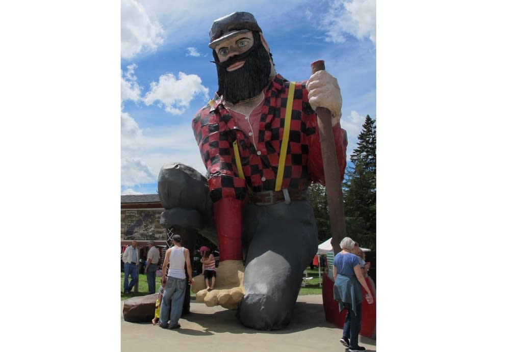 outside the Paul Bunyan Historical Museum